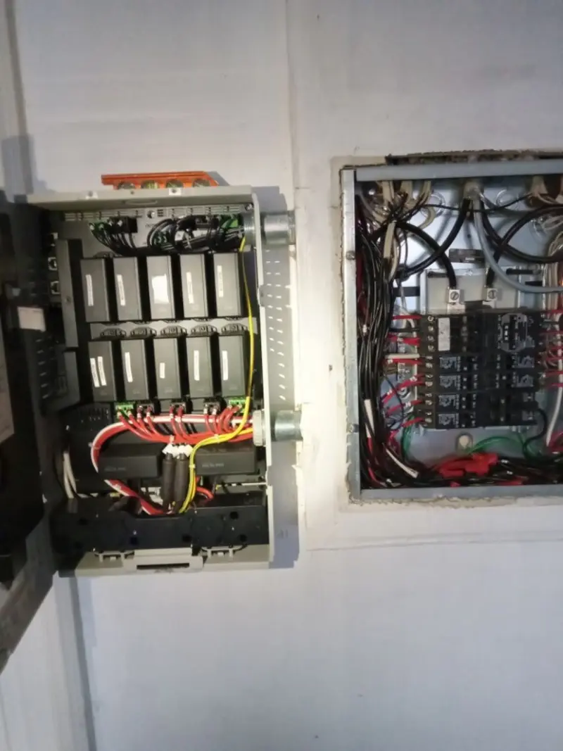 Electrical panel upgrade completed for Ring Doorbell Installation in Valencia West